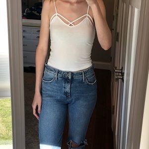 Forever 21 Criss Cross Tank Top